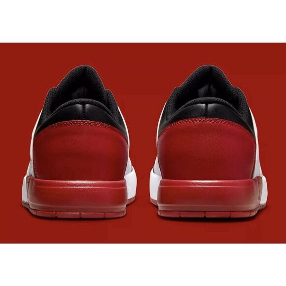 Nike Air Jordan NU Retro 1 Low Varsity Red Black Sneakers DV5141-601 Mens Sz 15 - Picture 3 of 12